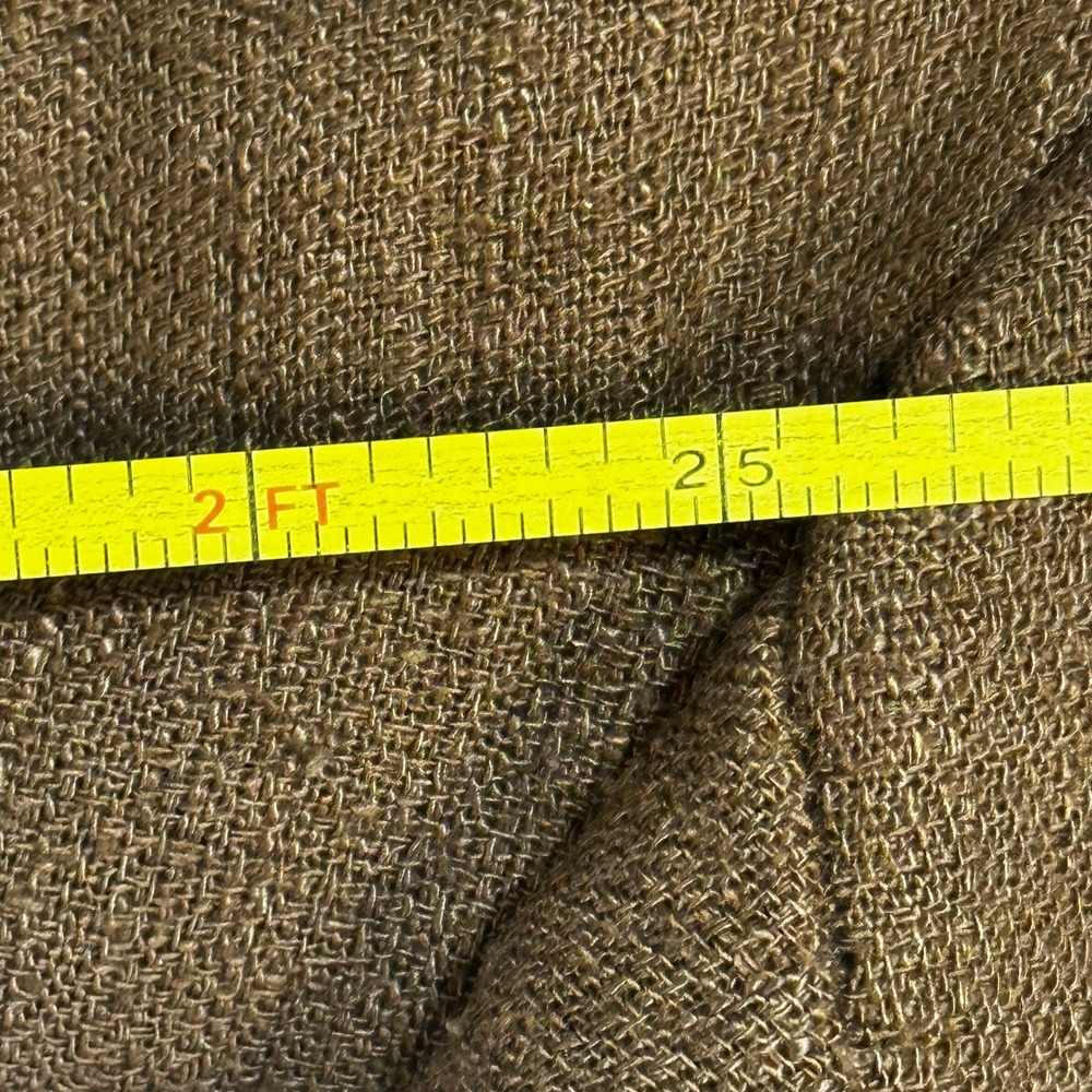 Vintage Brown Elastic Waist Straight Leg Pant Petite 8 USA Made Grandmacore Mom - Picture 4 of 4